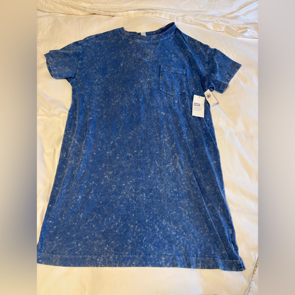 Old Navy Blue T-Shirt Dress